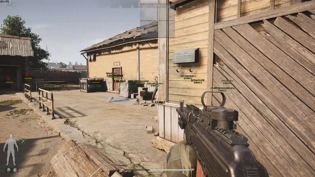 Hack arena breakout infinite aimbot snapline and FOV in warehouse